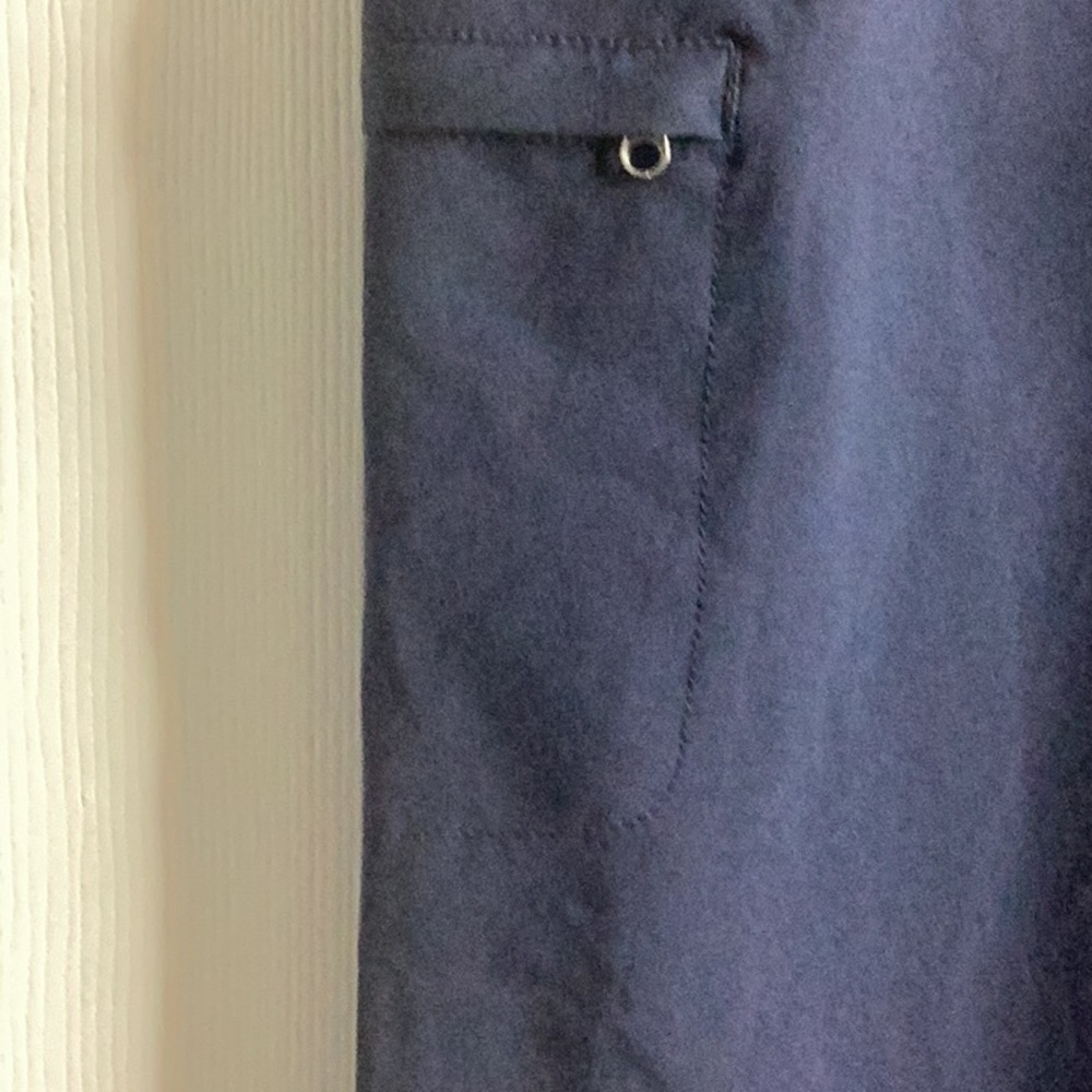 Eddie Bauer Dark Blue Cargo‎ Pants Adjustable Length 10 - Picture 3 of 8